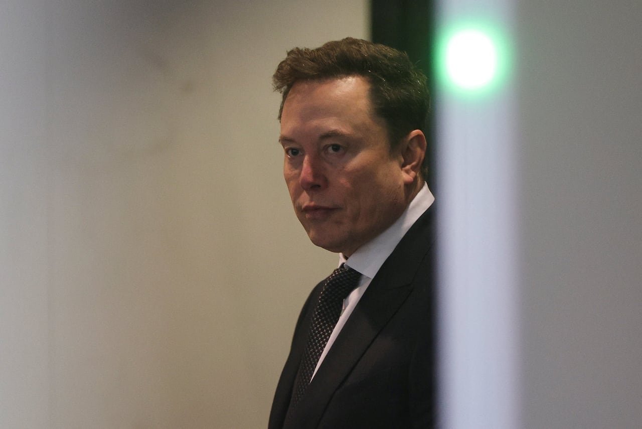default-70 Elon Musk pictured from a distance