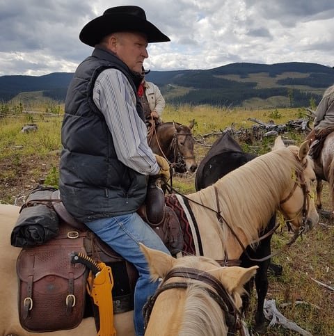 default-315 A man on a horse.